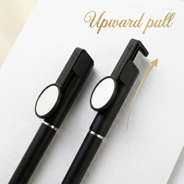 Sublimation Blank 3-in-1 Pen with Phone Stand - Customizable Gel Ink Pen & Stylus for Heat Transfer Printing