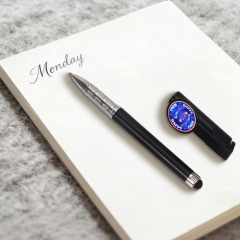 Sublimation Blank 3-in-1 Pen with Phone Stand - Customizable Gel Ink Pen & Stylus for Heat Transfer Printing