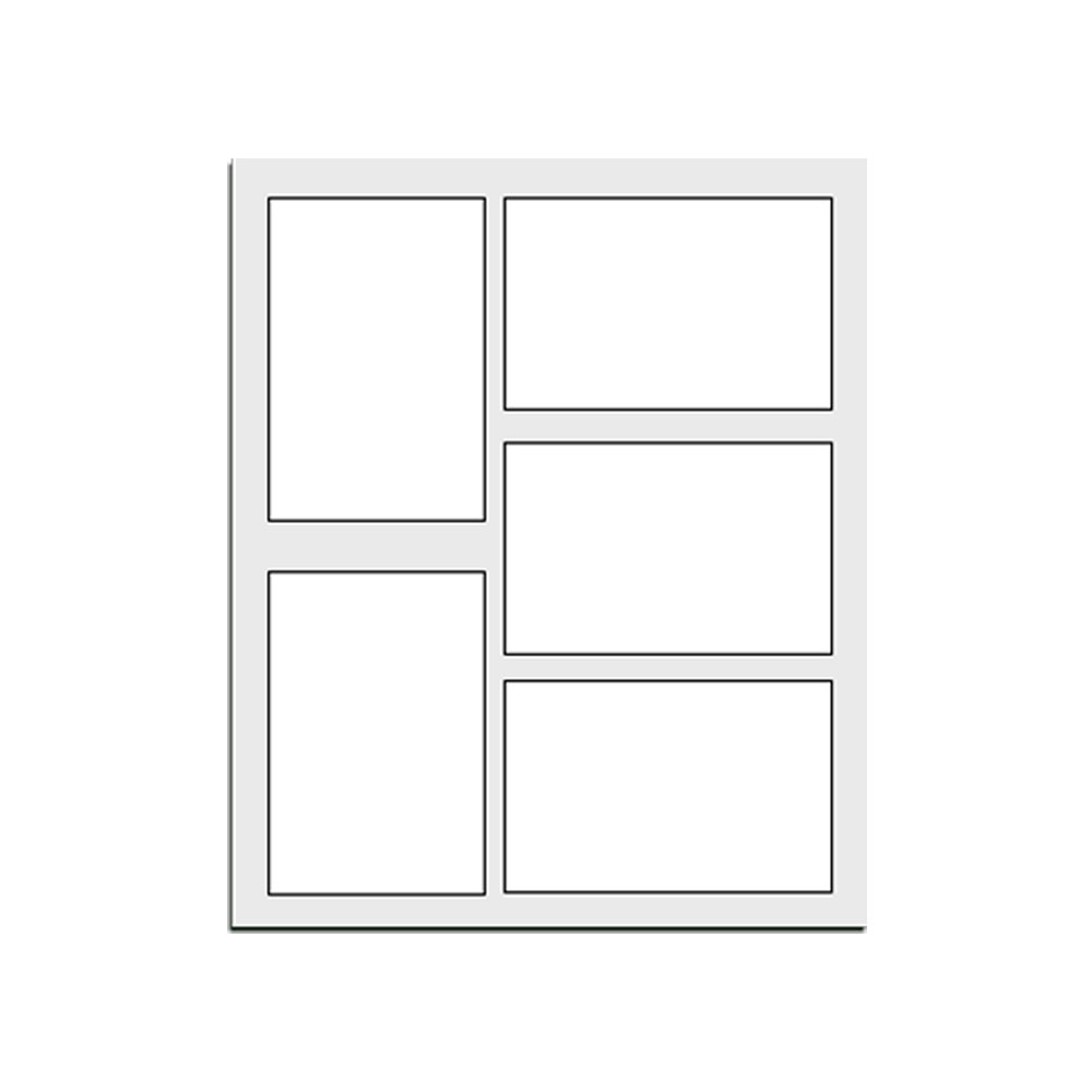 Sublimation Blank Acrylic Magnetic Photo Frame - Dual Use Fridge Magnet & Tabletop Display with Multi-Photo Layouts