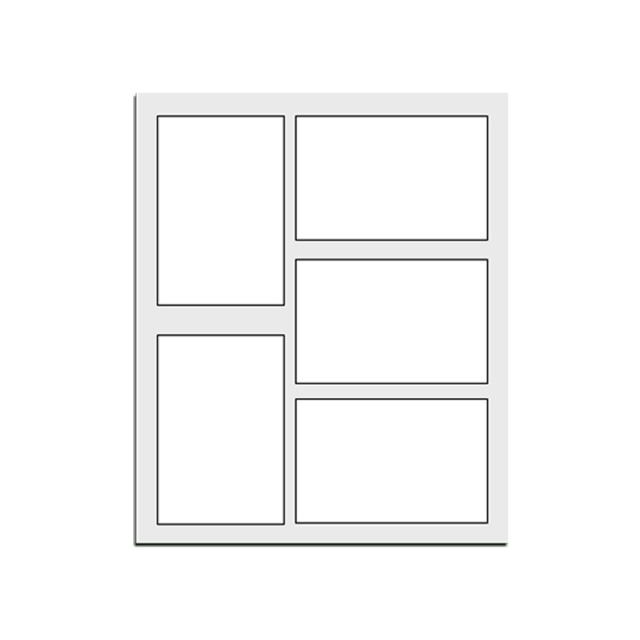 Sublimation Blank Acrylic Magnetic Photo Frame - Dual Use Fridge Magnet & Tabletop Display with Multi-Photo Layouts