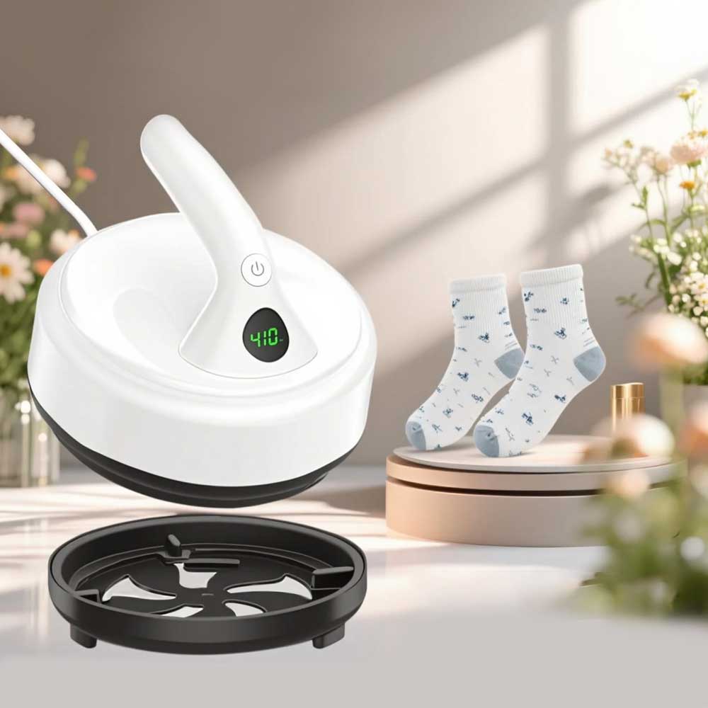 Portable Round Mini Heat Press Machine - 300W Fast Heating with 4 Temperature Modes for DIY Sublimation Projects