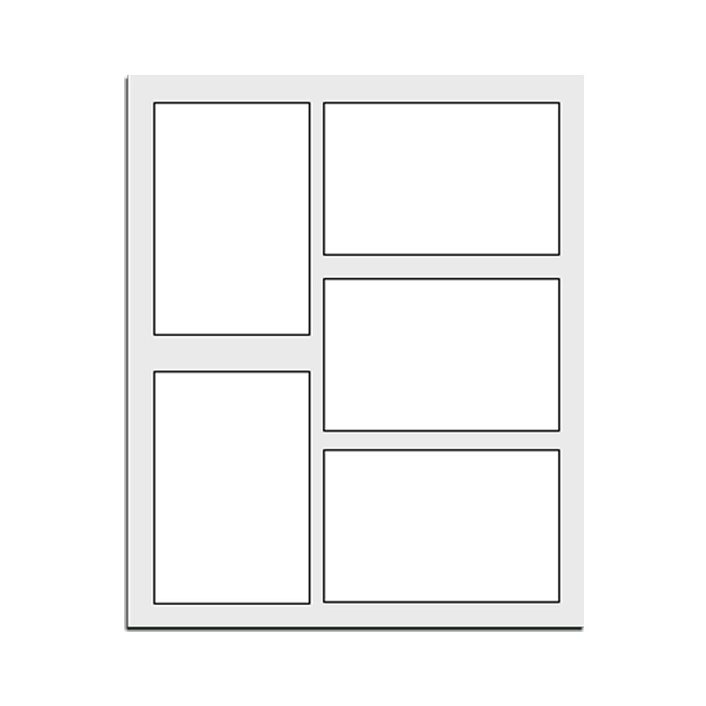 Sublimation Blank Acrylic Magnetic Photo Frame - Dual Use Fridge Magnet & Tabletop Display with Multi-Photo Layouts