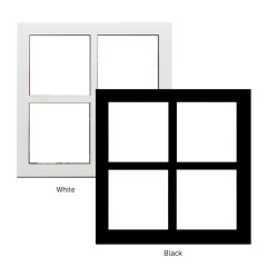 Sublimation Blank Acrylic Magnetic Photo Frame - Dual Use Fridge Magnet & Tabletop Display with Multi-Photo Layouts