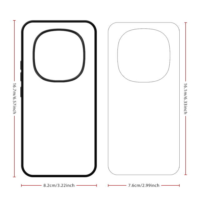Sublimation Phone Cases for Redmi Note 15 Pro Plus,Note 15,Note 13,Note 14 Heat Transfer 2D TPU Phone Back Cover With Aluminum Sheet For DIY Customization