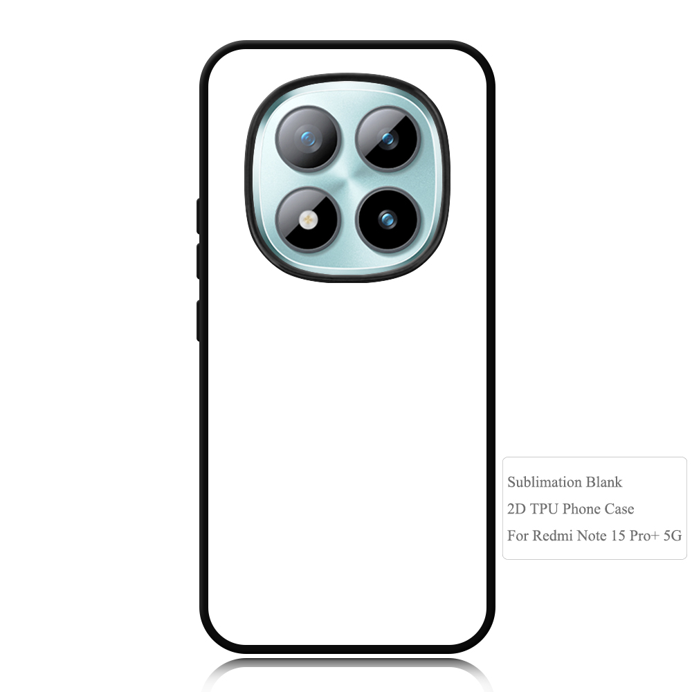 Sublimation Phone Cases for Redmi Note 15 Pro,Note 15 Pro Plus, Note 13,Note 14 Heat Transfer 2D TPU Phone Back Cover With Aluminum Sheet For DIY Customization
