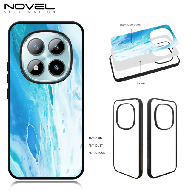 Sublimation Phone Cases for Redmi Note 15 Pro Plus,Note 15,Note 13,Note 14 Heat Transfer 2D TPU Phone Back Cover With Aluminum Sheet For DIY Customization