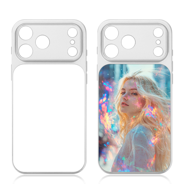 Sublimation Blank 2D TPU Electroplated Phone Case for iPhone 17 Series - Customizable Protective Cover