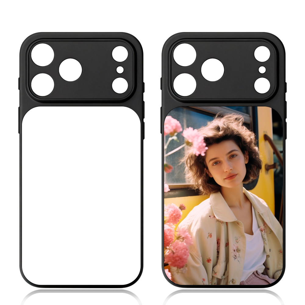 Sublimation Blank 2D TPU Electroplated Color Phone Case for iPhone 17 Series - Customizable Protective Cover