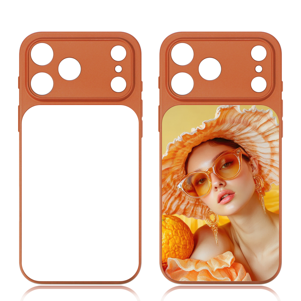 Sublimation Blank 2D TPU Electroplated Color Phone Case for iPhone 17 Series - Customizable Protective Cover