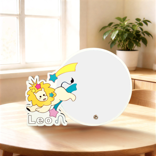 Sublimation Blank MDF Photo Frame – Creative Zodiac Series & Trendy Novelty Shapes, Fashion Personalized Picture Frame for Heat Transfer Printing