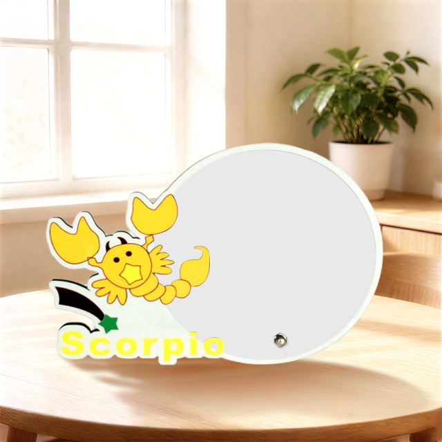 Sublimation Blank MDF Photo Frame – Creative Zodiac Series & Trendy Novelty Shapes, Fashion Personalized Picture Frame for Heat Transfer Printing