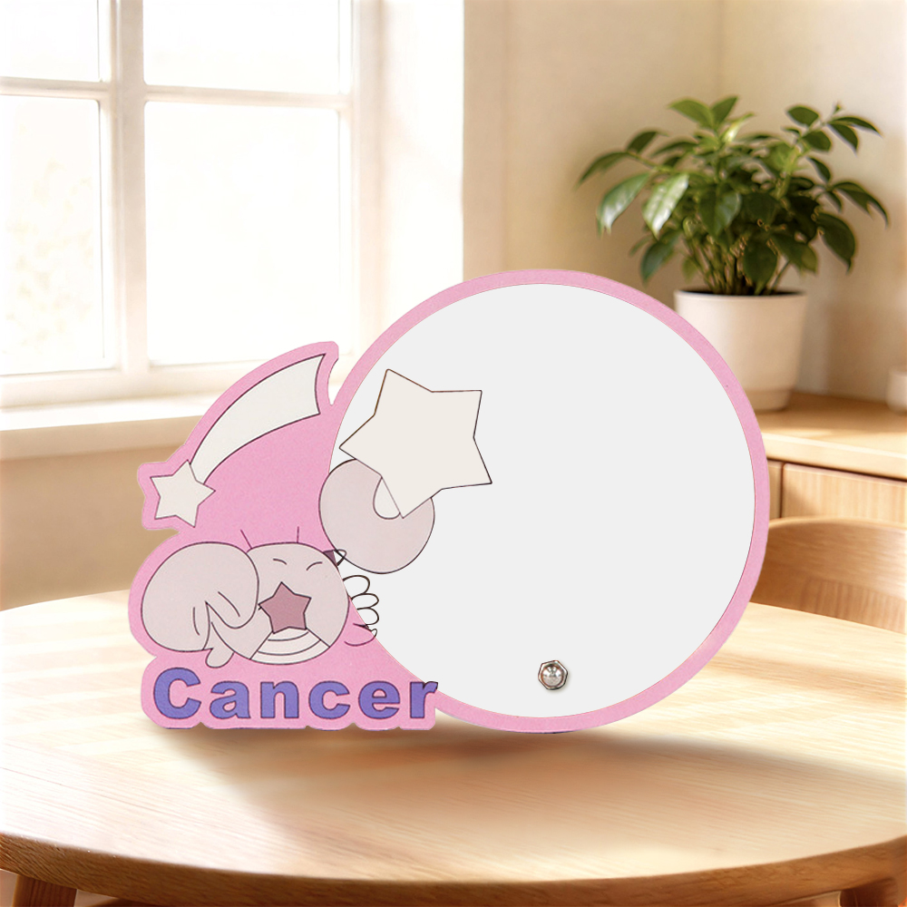 Sublimation Blank MDF Photo Frame – Creative Zodiac Series & Trendy Novelty Shapes, Fashion Personalized Picture Frame for Heat Transfer Printing