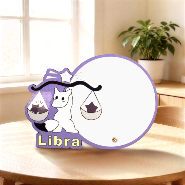 Sublimation Blank MDF Photo Frame – Creative Zodiac Series & Trendy Novelty Shapes, Fashion Personalized Picture Frame for Heat Transfer Printing