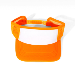 Sublimation Blank Mesh Sun Visor Hat - Adjustable Breathable Sun Cap for Custom Heat Transfer Printing 9 colors to choose