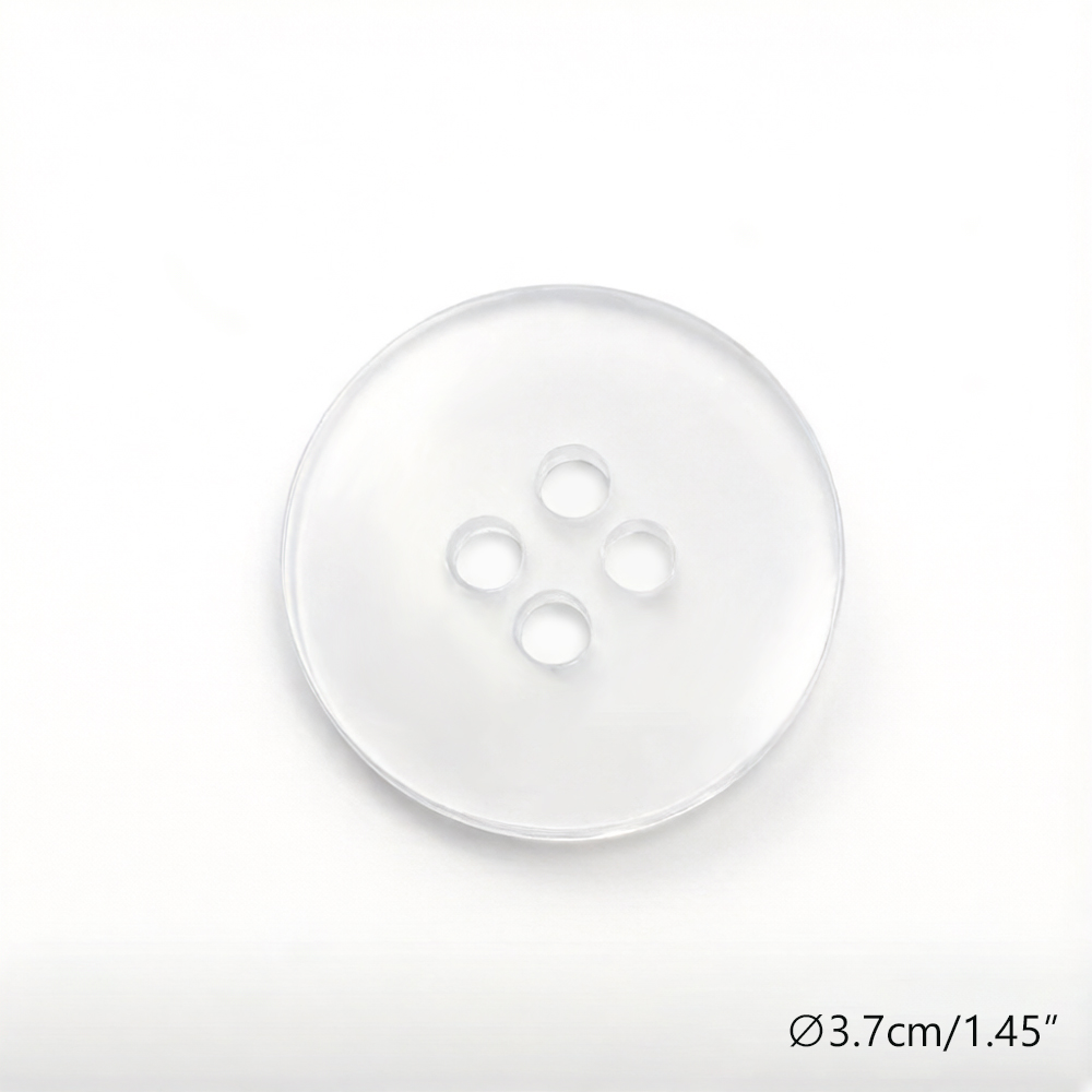 Sublimation Blank Acrylic Button Charms - Customizable Round Button Pendants for DIY Crafts & Gift Decor