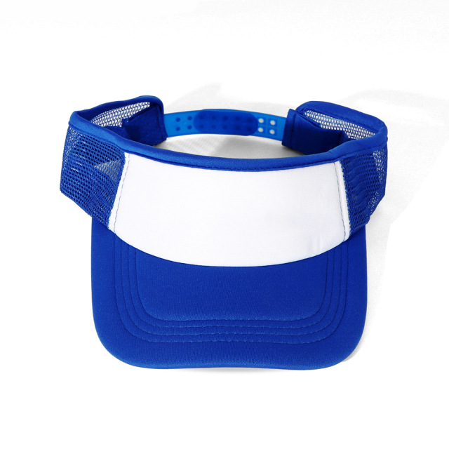 Sublimation Blank Mesh Sun Visor Hat - Adjustable Breathable Sun Cap for Custom Heat Transfer Printing 9 colors to choose