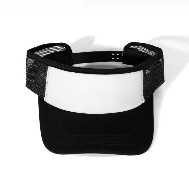 Sublimation Blank Mesh Sun Visor Hat - Adjustable Breathable Sun Cap for Custom Heat Transfer Printing 9 colors to choose