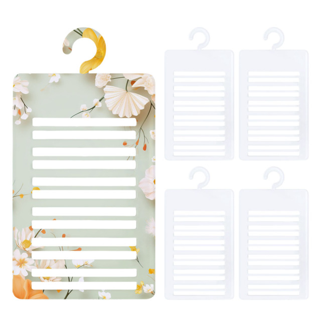 Sublimation Blank Acrylic Scarf & Tie Hanger - Customizable Organizer for Closet & Tabletop Display
