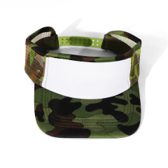 Sublimation Blank Mesh Sun Visor Hat - Adjustable Breathable Sun Cap for Custom Heat Transfer Printing 9 colors to choose