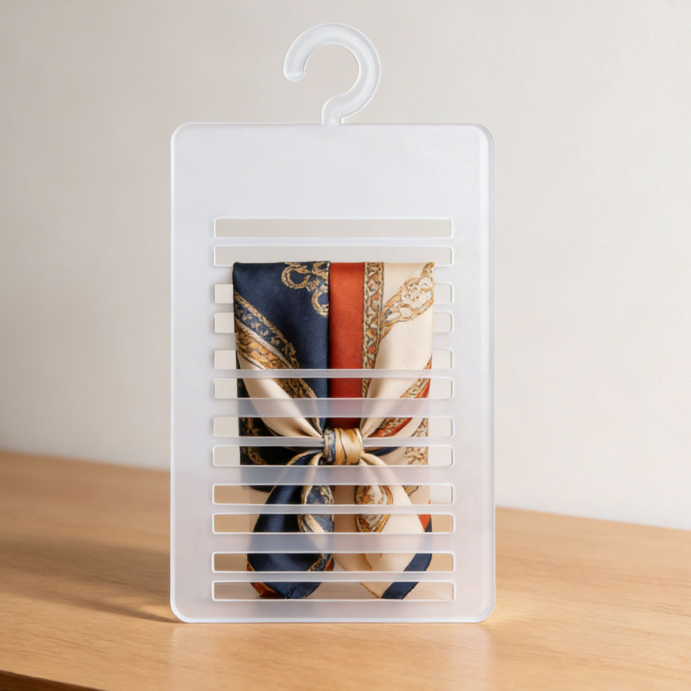 Sublimation Blank Acrylic Scarf & Tie Hanger - Customizable Organizer for Closet & Tabletop Display
