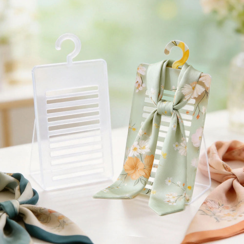 Sublimation Blank Acrylic Scarf & Tie Hanger - Customizable Organizer for Closet & Tabletop Display