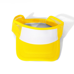Sublimation Blank Mesh Sun Visor Hat - Adjustable Breathable Sun Cap for Custom Heat Transfer Printing 9 colors to choose