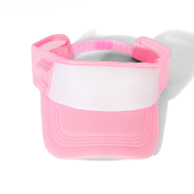 Sublimation Blank Mesh Sun Visor Hat - Adjustable Breathable Sun Cap for Custom Heat Transfer Printing 9 colors to choose