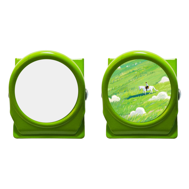 Sublimation Blank Zinc Alloy Magnetic Clip - Customizable Fridge Magnet & Whiteboard Clip for Heat Transfer Printing