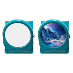 Sublimation Blank Zinc Alloy Magnetic Clip - Customizable Fridge Magnet & Whiteboard Clip for Heat Transfer Printing