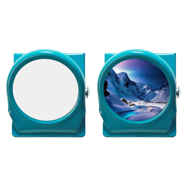 Sublimation Blank Zinc Alloy Magnetic Clip - Customizable Fridge Magnet & Whiteboard Clip for Heat Transfer Printing