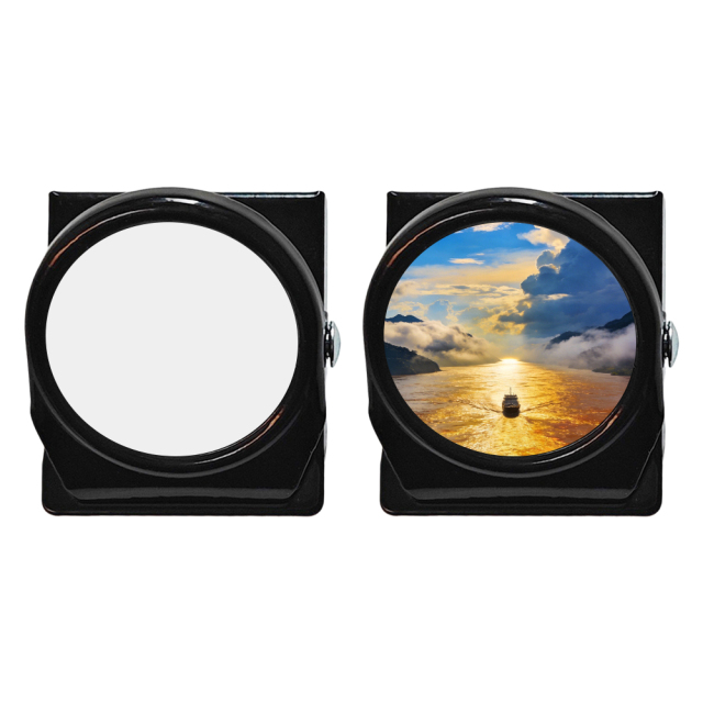 Sublimation Blank Zinc Alloy Magnetic Clip - Customizable Fridge Magnet & Whiteboard Clip for Heat Transfer Printing