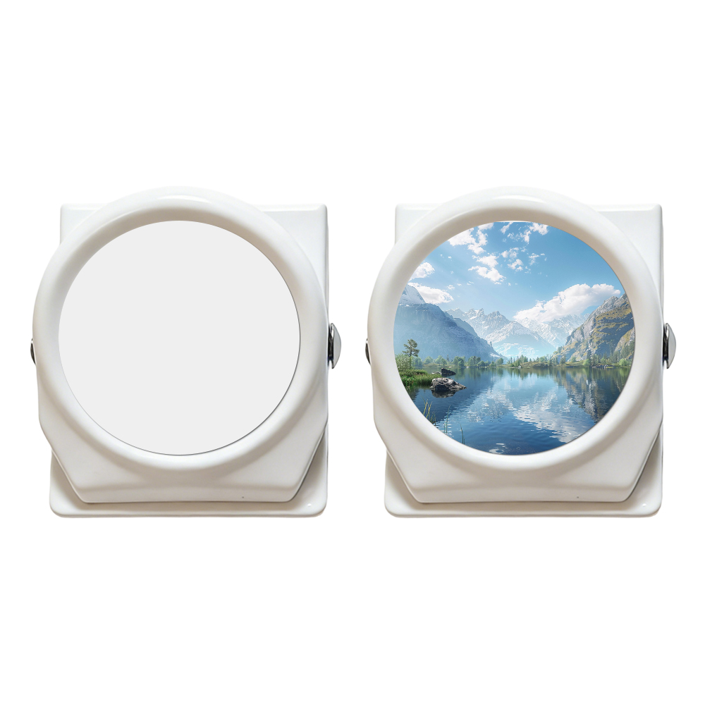 Sublimation Blank Zinc Alloy Magnetic Clip - Customizable Fridge Magnet & Whiteboard Clip for Heat Transfer Printing