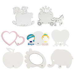 Sublimation Blank MDF Photo Frame – Creative Zodiac Series & Trendy Novelty Shapes, Fashion Personalized Picture Frame for Heat Transfer Printing