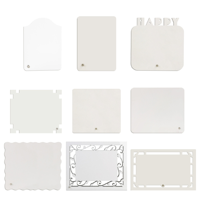 Sublimation Blank MDF Photo Frame – Creative Zodiac Series & Trendy Novelty Shapes, Fashion Personalized Picture Frame for Heat Transfer Printing