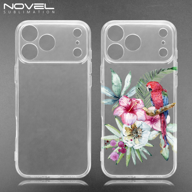 UV Printable Phone Case for iPhone 16,15,14,13 Series Transparent Soft TPU Phone Case