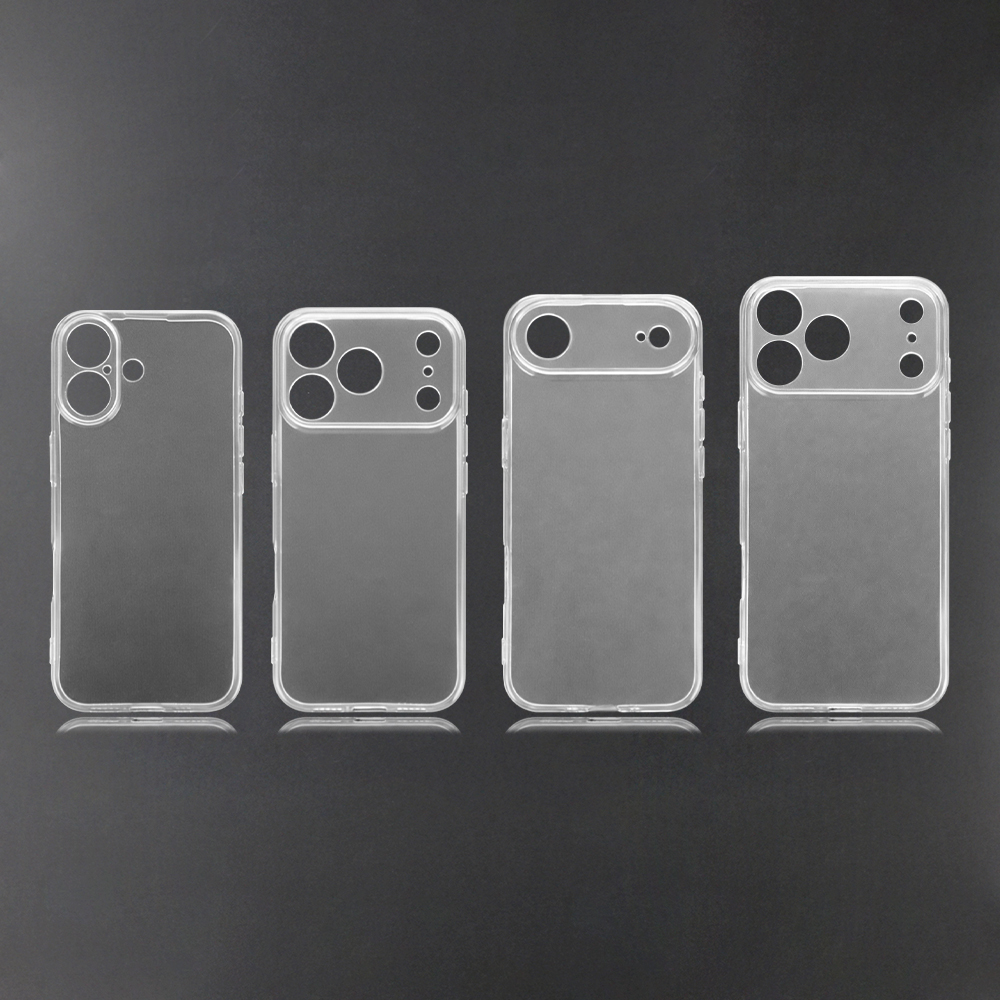 UV Printable Phone Case for iPhone 17,16,15,14,13 Series Transparent Soft TPU Phone Case