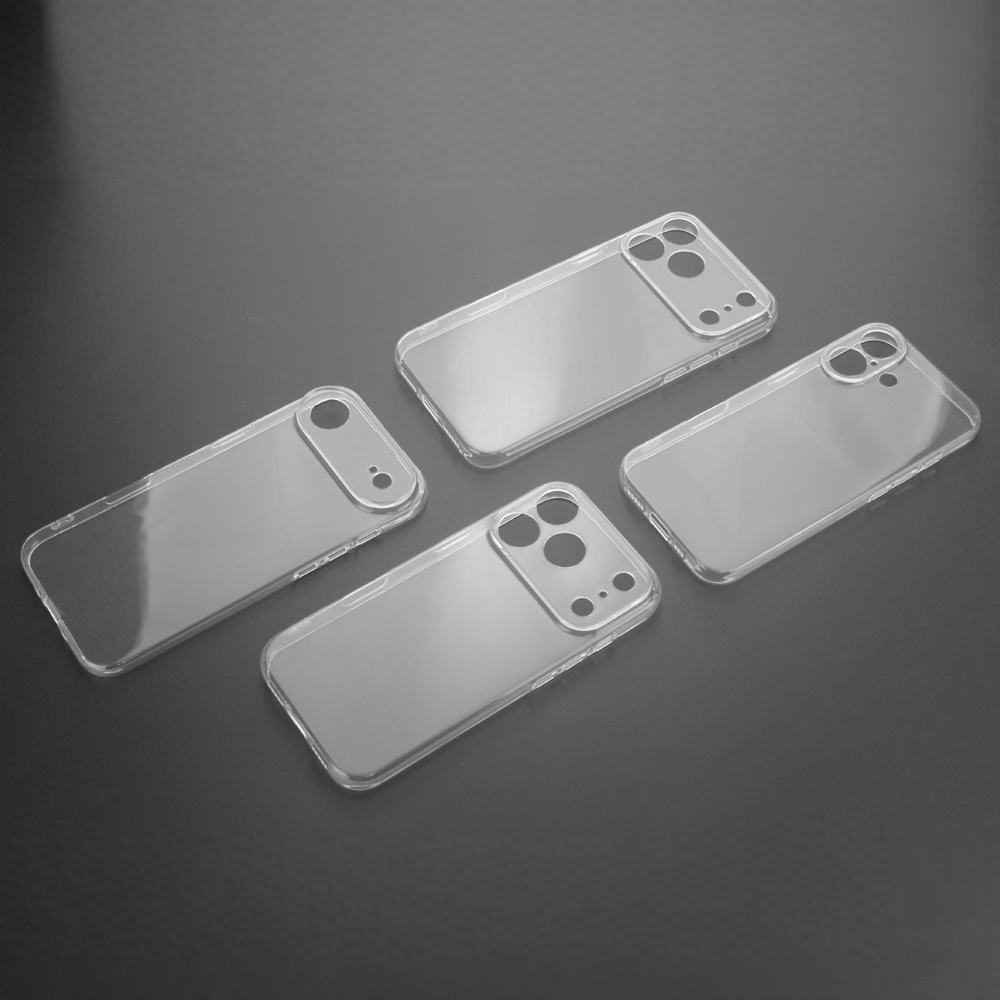 UV Printable Phone Case for iPhone 17,16,15,14,13 Series Transparent Soft TPU Phone Case