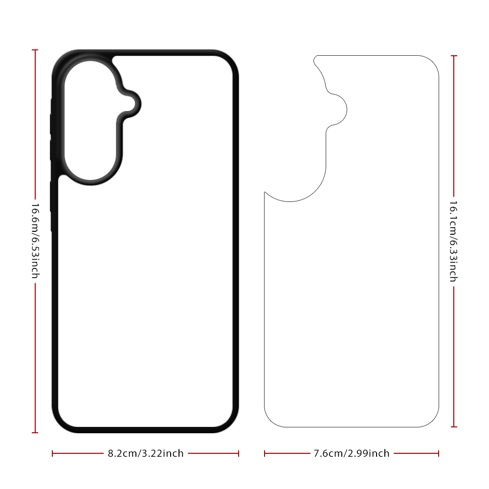 For Samsung Galaxy A37, A15 4G, A24,A25 5G,A8 Sublimation Blank 2D TPU Rubber Phone Case for DIY Printing