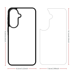 For Samsung Galaxy A37, A15 4G, A24,A25 5G,A8 Sublimation Blank 2D TPU Rubber Phone Case for DIY Printing