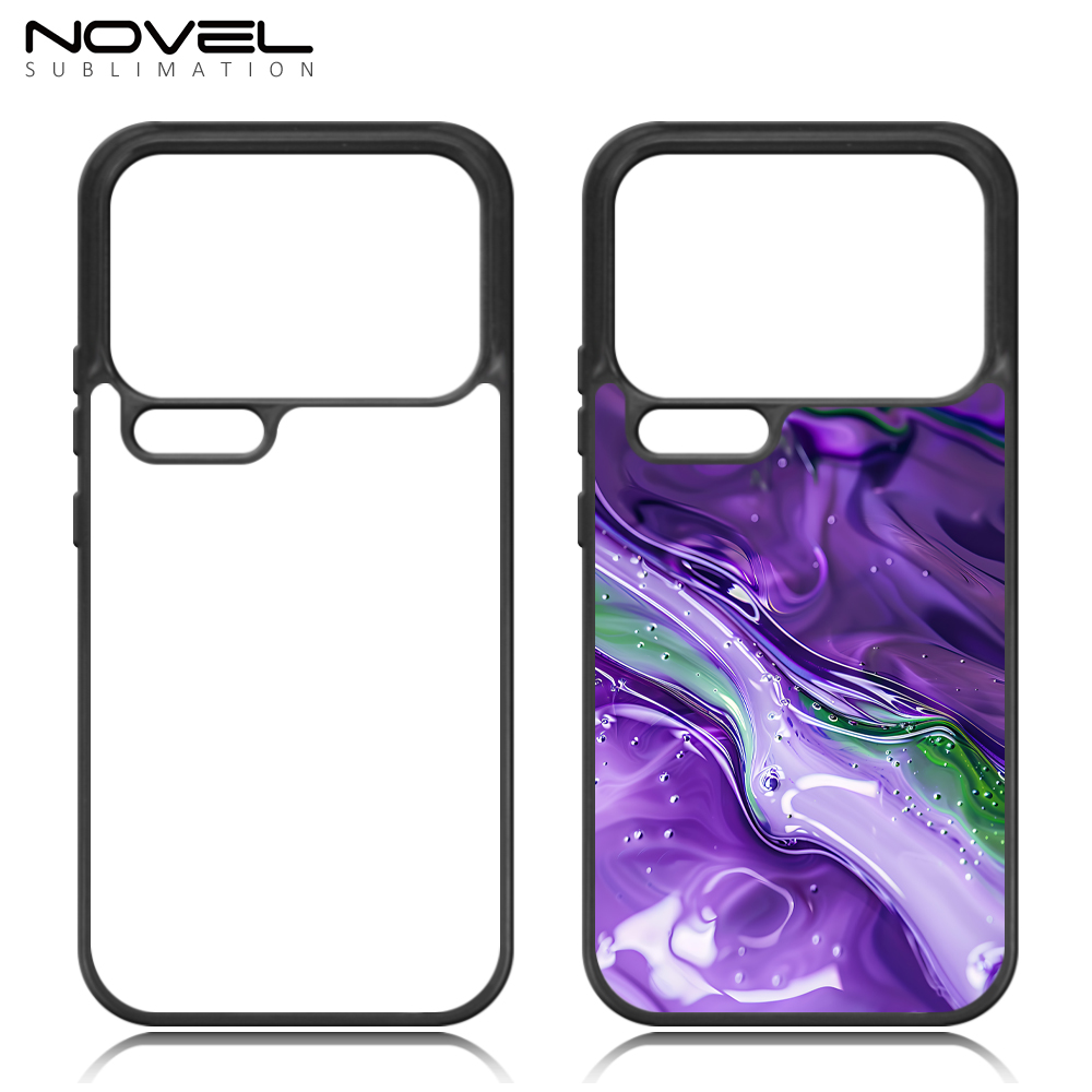 For Xiaomi 17 Series DIY Printable Sublimation Phone Case Anti-Shock Side 2D TPU Phone Shell With Aluminum Sheet for Xiaomi MI 17, 17 Pro, 17 Pro Max, 17 Ultra