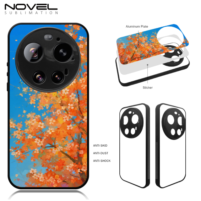 For Xiaomi 17 Series DIY Printable Sublimation Phone Case Anti-Shock Side 2D TPU Phone Shell With Aluminum Sheet for Xiaomi MI 17, 17 Pro, 17 Pro Max, 17 Ultra