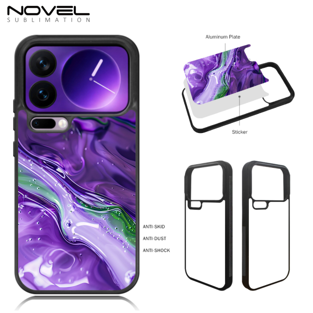 For Xiaomi 17 Series DIY Printable Sublimation Phone Case Anti-Shock Side 2D TPU Phone Shell With Aluminum Sheet for Xiaomi MI 17, 17 Pro, 17 Pro Max, 17 Ultra