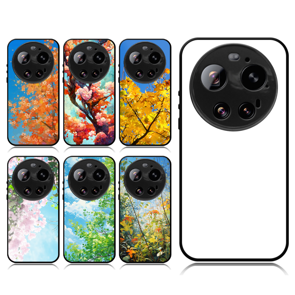 For Xiaomi 17 Series DIY Printable Sublimation Phone Case Anti-Shock Side 2D TPU Phone Shell With Aluminum Sheet for Xiaomi MI 17, 17 Pro, 17 Pro Max, 17 Ultra