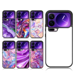 For Xiaomi 17 Series DIY Printable Sublimation Phone Case Anti-Shock Side 2D TPU Phone Shell With Aluminum Sheet for Xiaomi MI 17, 17 Pro, 17 Pro Max, 17 Ultra