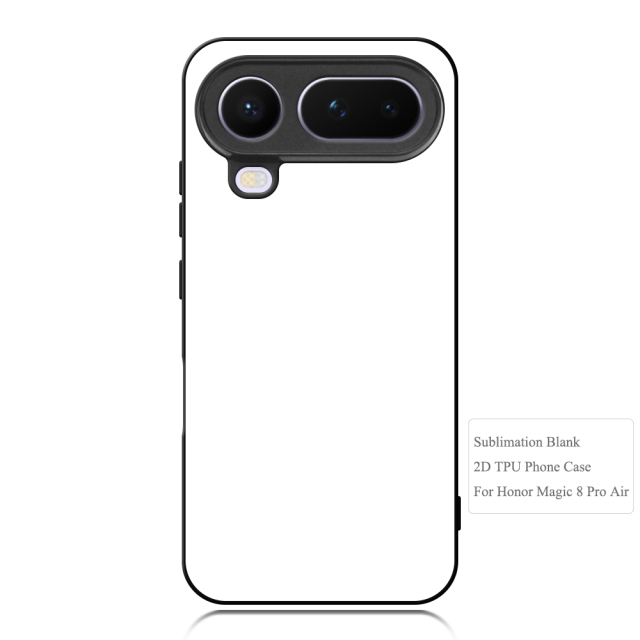 For Honor Magic 8 Series Sublimation Blank 2D TPU Phone Case With Aluminum Insert for Magic 8 Pro Air, Magic 8 RSR, Power 2