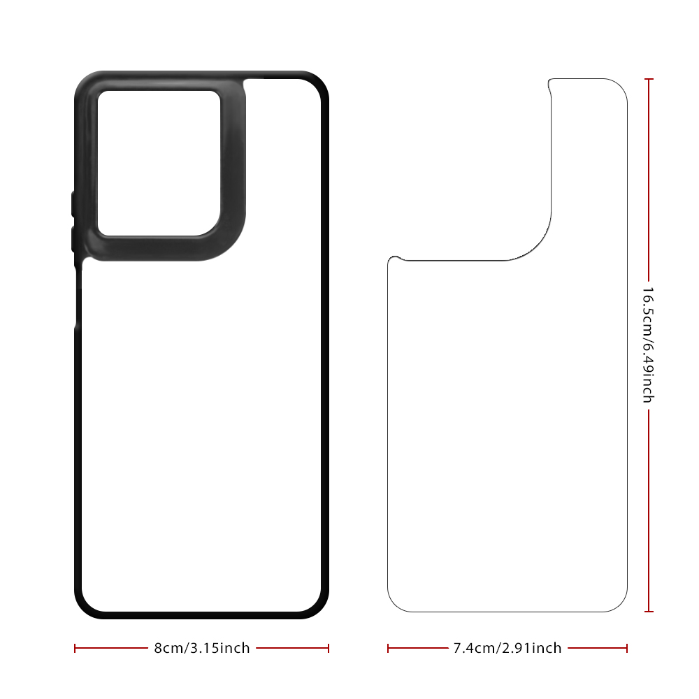 Sublimation Blank 2D TPU Phone Case for Moto G Play 5G 2025/2026, Moto G Play 5G 2026 DIY Shell With Aluminum Sheet