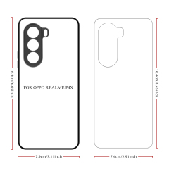 Sublimation 2D TPU Phone Case for OPPO Reno 15 Series DIY Shell with Aluminum Sheet for Reno 15C