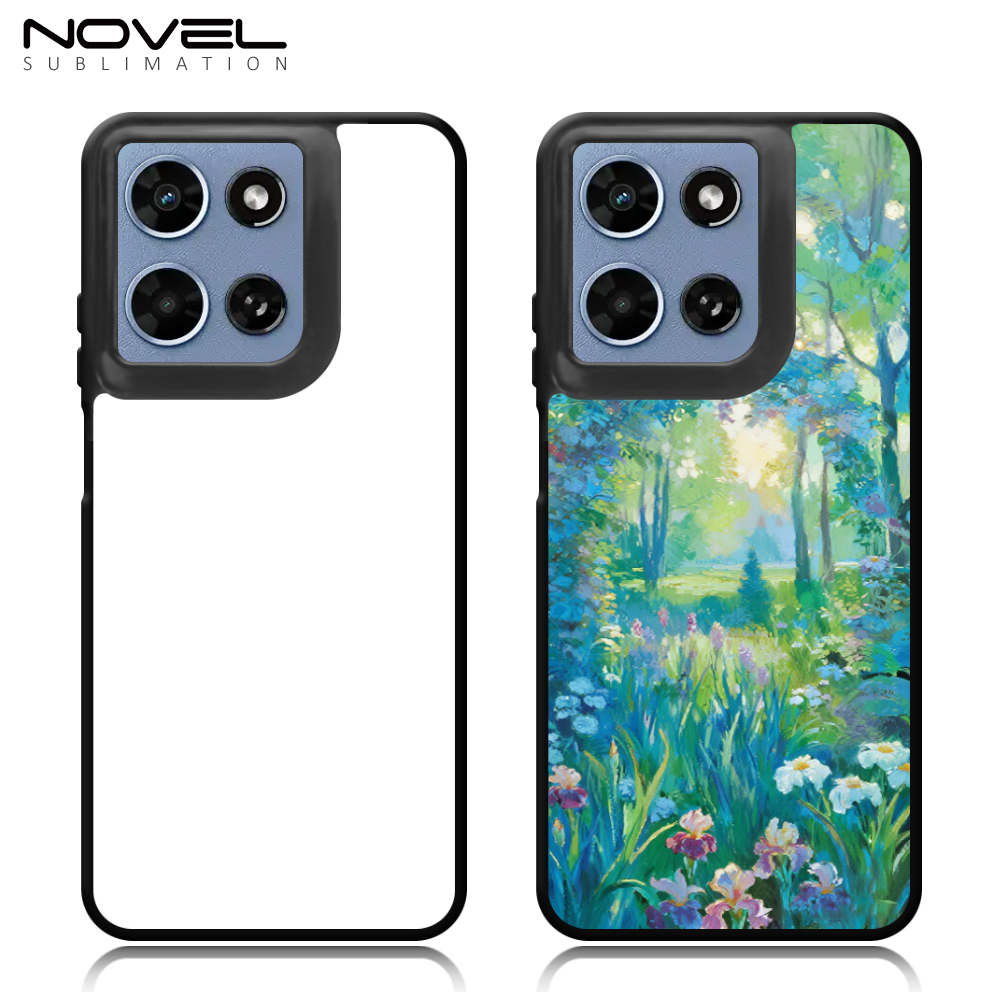 Sublimation Blank 2D TPU Phone Case for Moto G Play 5G 2025/2026, Moto G Play 5G 2026 DIY Shell With Aluminum Sheet