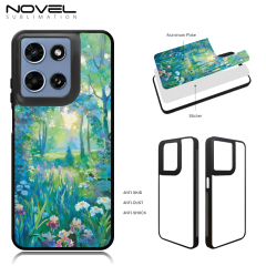 Sublimation Blank 2D TPU Phone Case for Moto G Play 5G 2025/2026, Moto G Play 5G 2026 DIY Shell With Aluminum Sheet