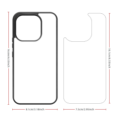 For Realme 16 Pro Sublimation Customized 2D TPU Phone Case With Metal Insert Phone Cover Anti-Slip Design